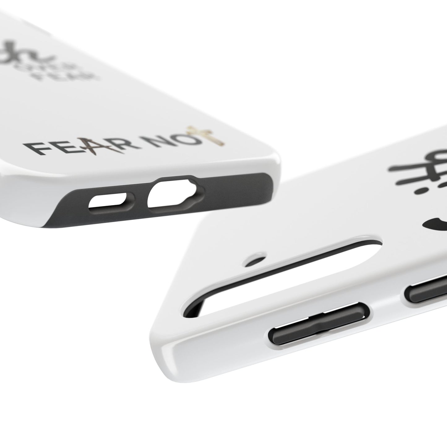 Faith Over Fear Rugged Phone Case