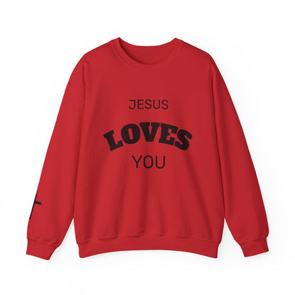 Jesus Loves You Crewneck Sweatshirt