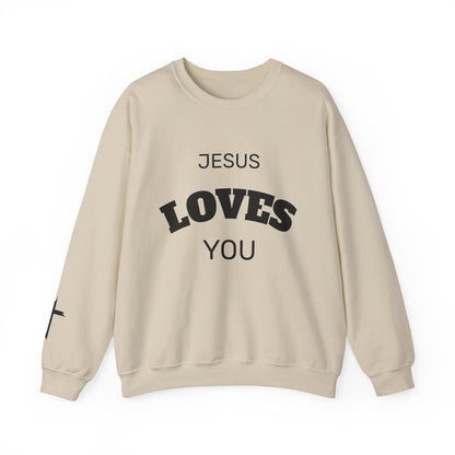 Jesus Loves You Crewneck Sweatshirt
