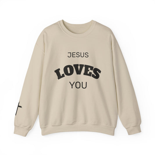 Jesus Loves You Crewneck Sweatshirt