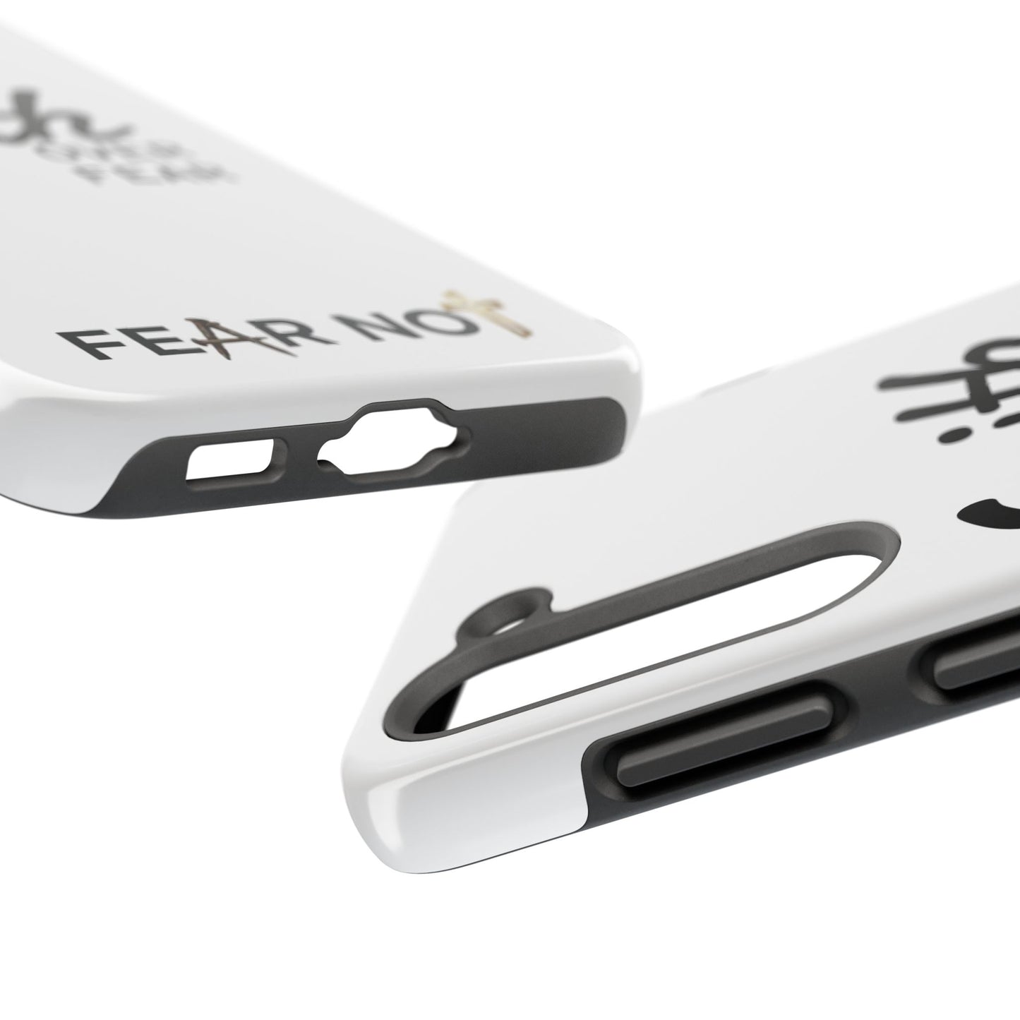 Faith Over Fear Rugged Phone Case