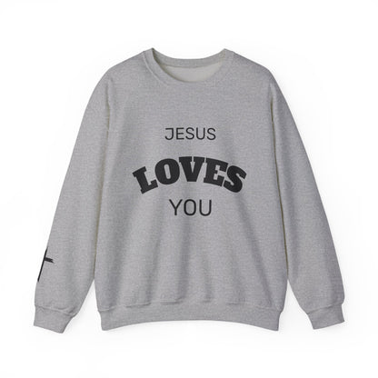 Jesus Loves You Crewneck Sweatshirt