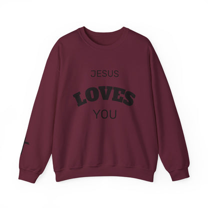 Jesus Loves You Crewneck Sweatshirt