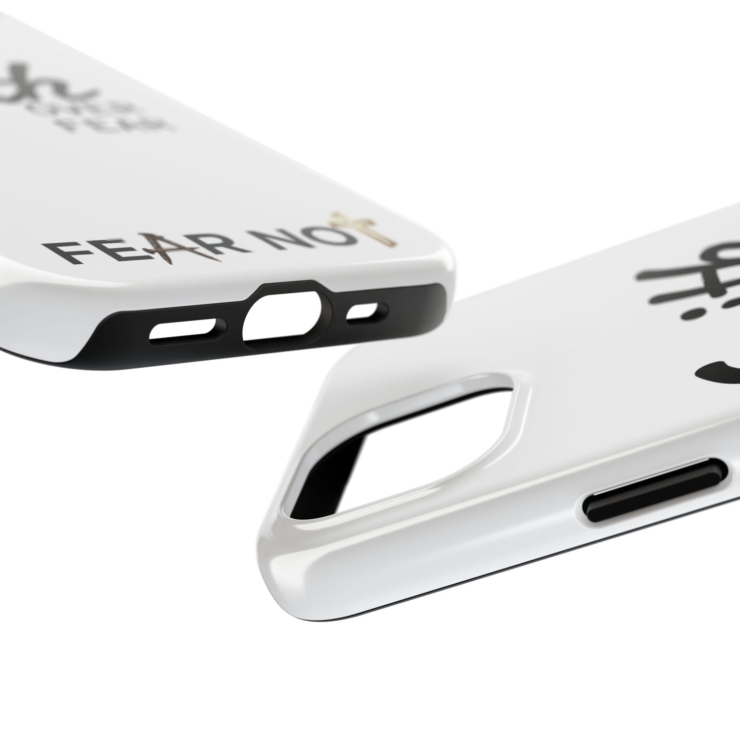Faith Over Fear Rugged Phone Case