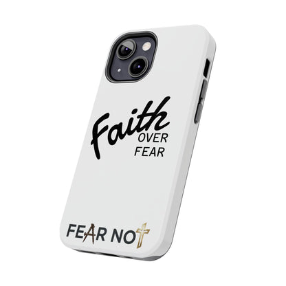 Faith Over Fear Rugged Phone Case