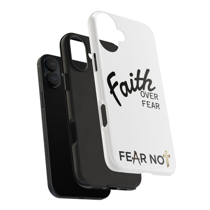 Faith Over Fear Rugged Phone Case