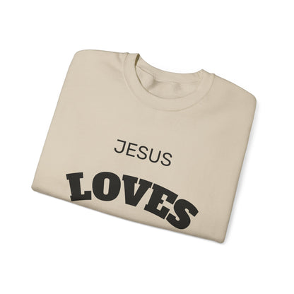 Jesus Loves You Crewneck Sweatshirt