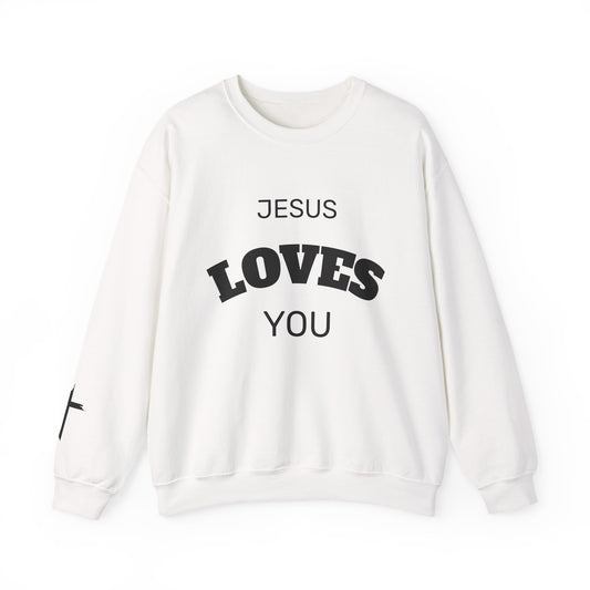 Jesus Loves You Crewneck Sweatshirt
